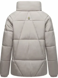 Navahoo Jacken & Westen<Damen Steppjacke - Schokolinaa 14 grau uni