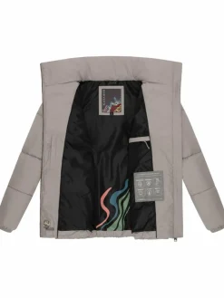 Navahoo Jacken & Westen<Damen Steppjacke - Schokolinaa 14 grau uni