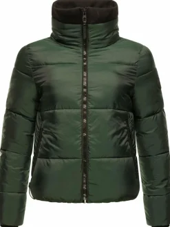Navahoo Jacken & Westen<Damen Steppjacke - Sternschnüppchen tanne uni