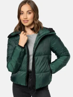 Navahoo Jacken & Westen<Damen Steppjacke - Sternschnüppchen tanne uni