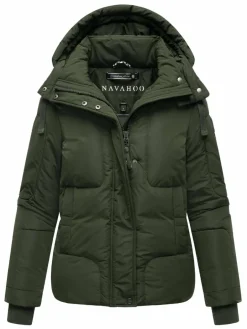 Navahoo Jacken & Westen<Damen Steppjacke - Zauberlicht 14 oliv uni