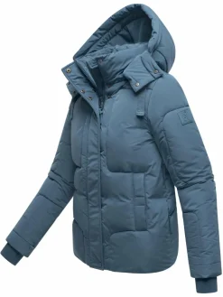 Navahoo Jacken & Westen<Damen Steppjacke - Zauberlicht 14 blau uni
