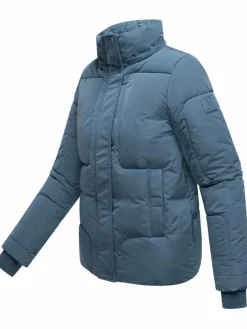 Navahoo Jacken & Westen<Damen Steppjacke - Zauberlicht 14 blau uni
