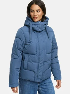 Navahoo Jacken & Westen<Damen Steppjacke - Zauberlicht 14 blau uni