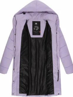 Ragwear Jacken & Westen<Damen Steppmantel - Natalka lila uni