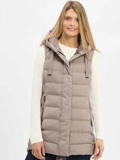 Fuchs Schmitt Jacken & Westen<Damen Steppweste taupe uni