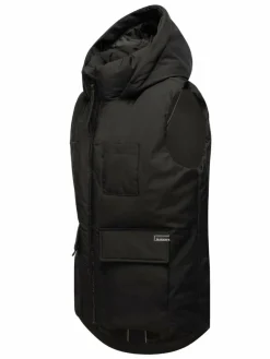 Navahoo Jacken & Westen<Damen Steppweste - Zimthäschen XIV schwarz uni