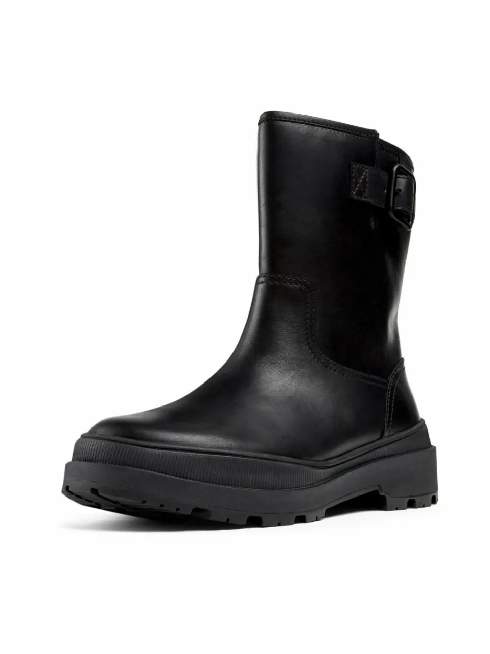 Camper Stiefel<Damen Stiefeletten - Brutus Trek schwarz uni