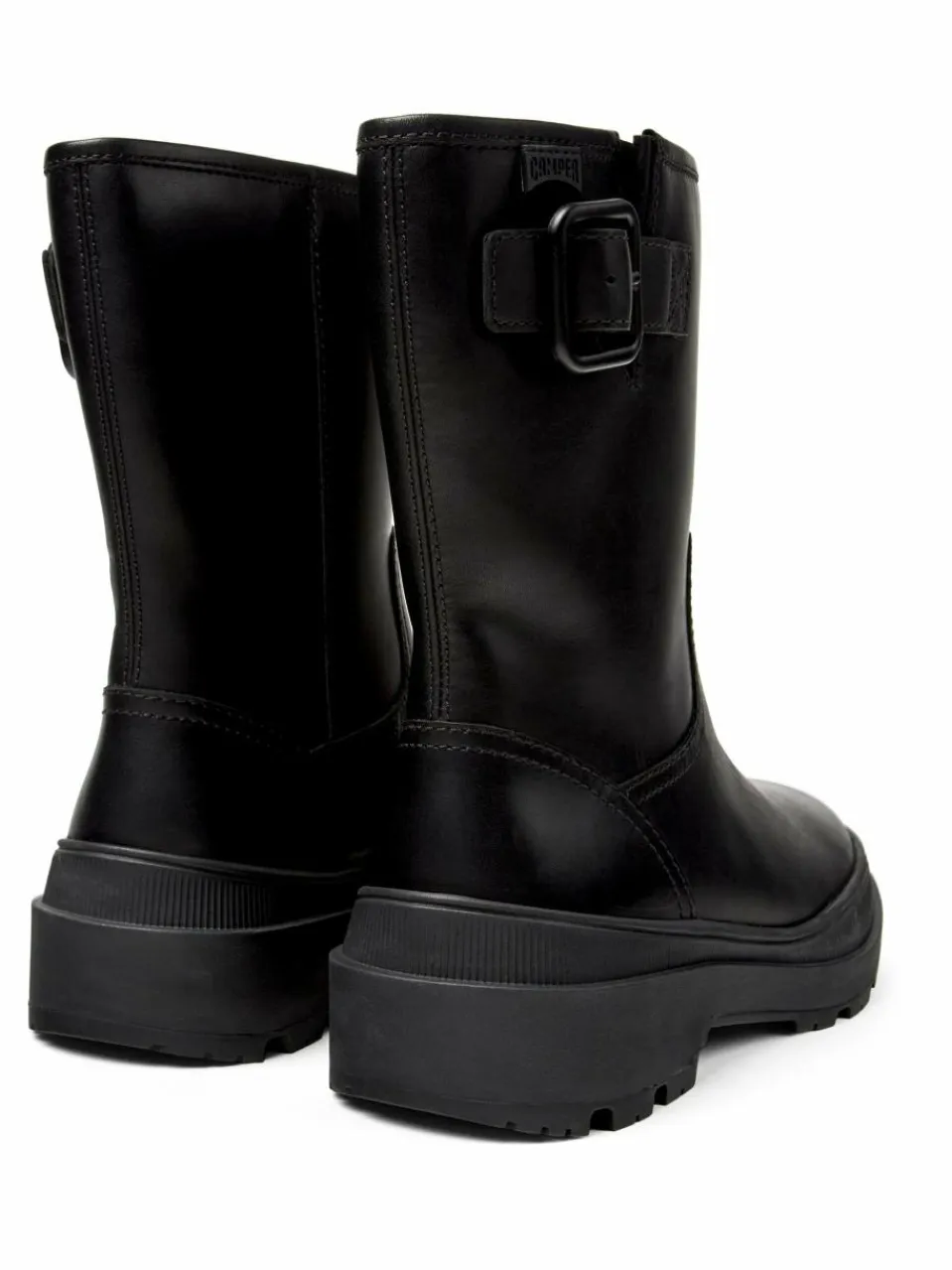 Camper Stiefel<Damen Stiefeletten - Brutus Trek schwarz uni