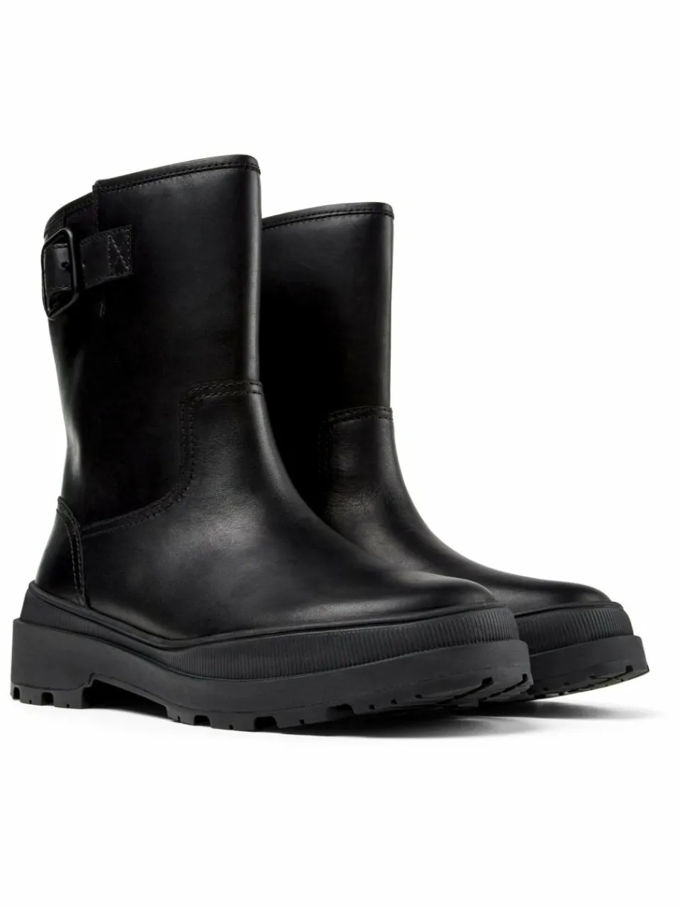 Camper Stiefel<Damen Stiefeletten - Brutus Trek schwarz uni