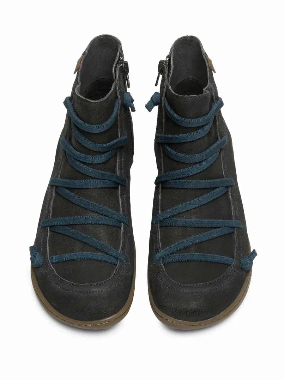 Camper Stiefel<Damen Stiefeletten - Peu schwarz uni