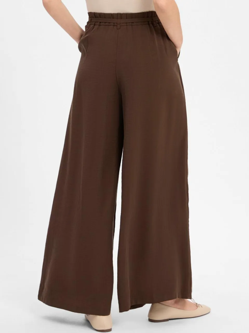 More & More Hosen<Damen Stoffhose schoko uni