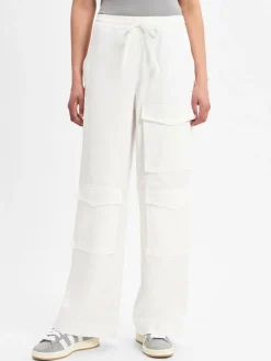 Marie Lund Hosen<Damen Stoffhose weiß uni