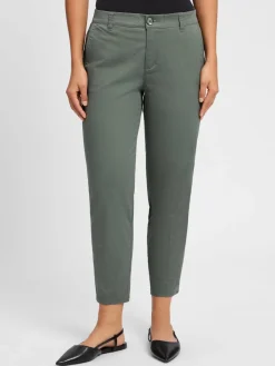 Street One Hosen<Damen Stoffhose khaki uni