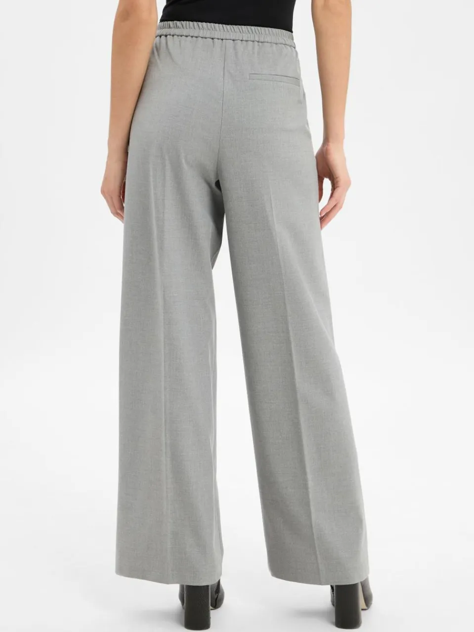 Marc O'Polo Hosen<Damen Stoffhose hellgrau meliert