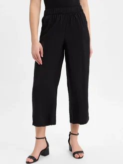 s.Oliver Hosen<Damen Stoffhose schwarz uni