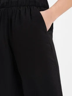 s.Oliver Hosen<Damen Stoffhose schwarz uni