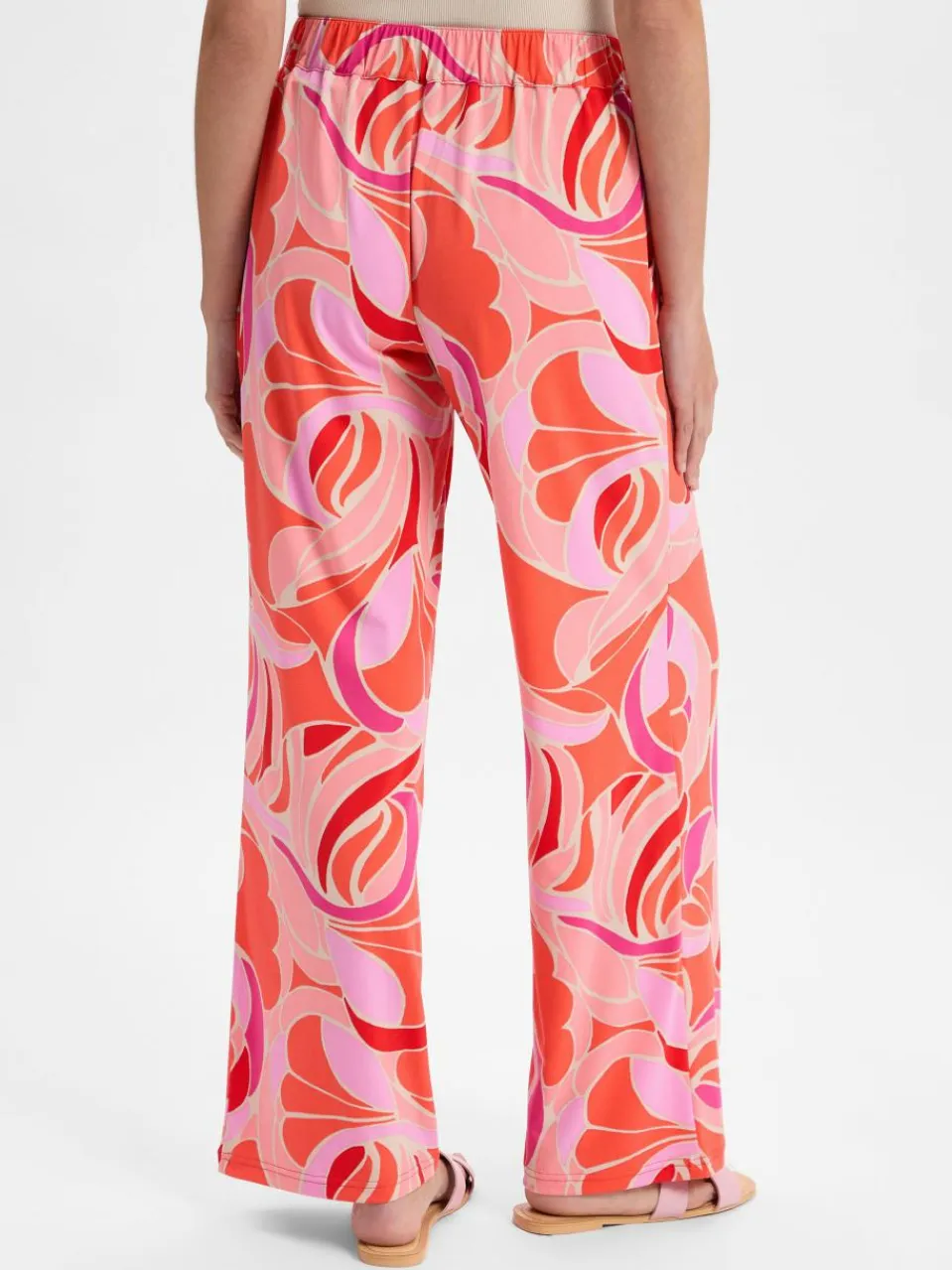 Betty Barclay Hosen<Damen Stoffhose rosa mehrfarbig gemustert