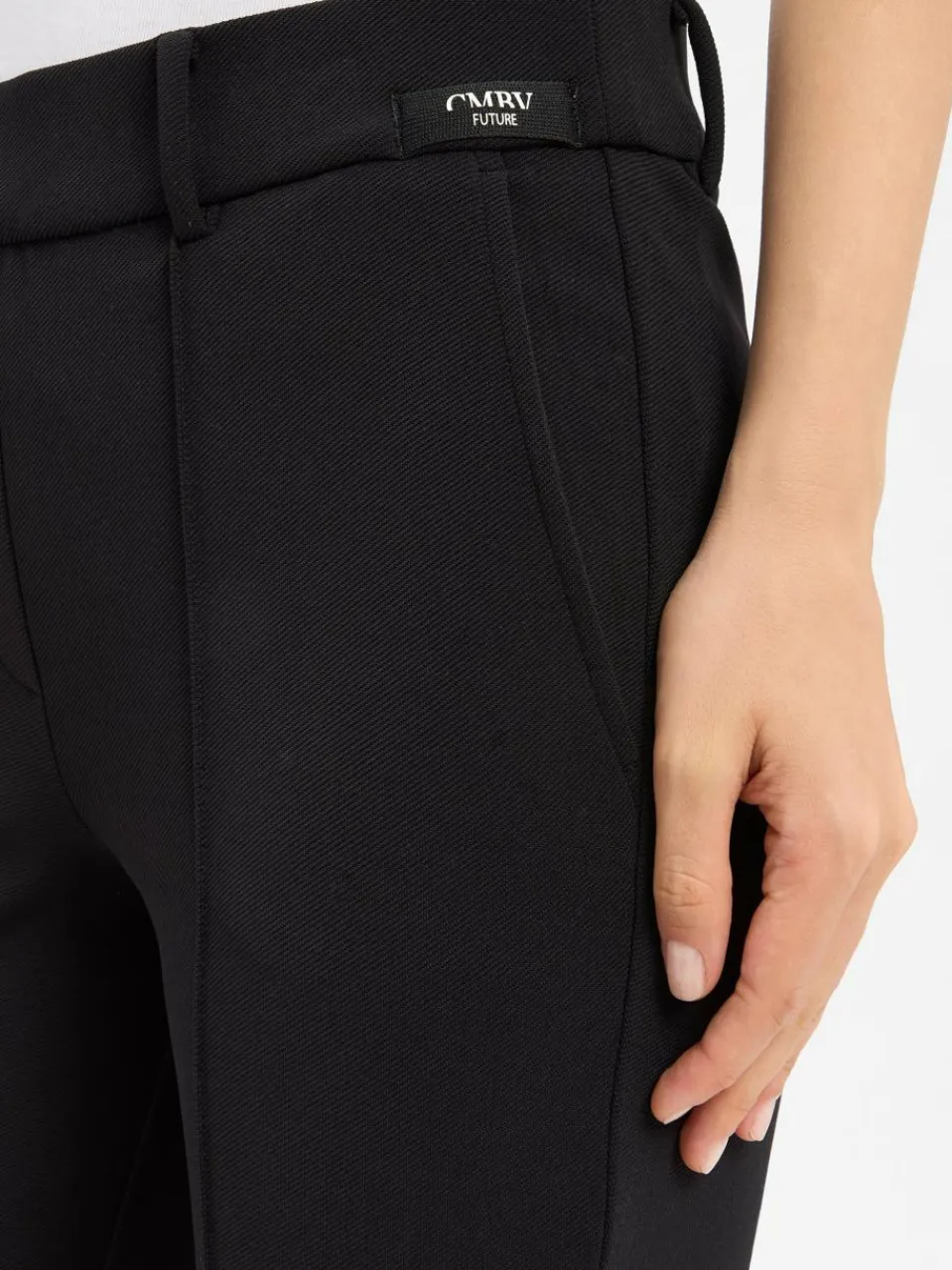 Cambio Hosen<Damen Stoffhose - Francoise schwarz uni