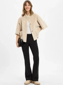 Cambio Hosen<Damen Stoffhose - Francoise schwarz uni