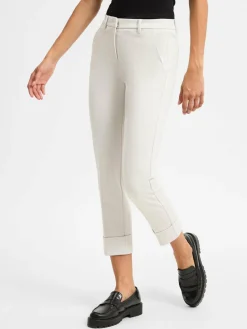 Cambio Hosen<Damen Stoffhose - Krystal ecru uni