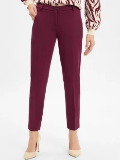 BRAX Hosen<Damen Stoffhose - Maron S aubergine uni