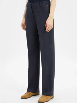 Damen BOSS Hosen>Damen Stoffhose aus Schurwolle