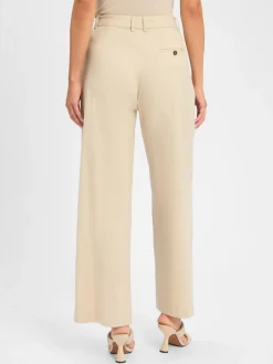 Damen Marie Lund Hosen>Damen Stoffhose mit Leinen-Anteil