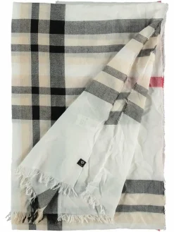 Fraas Schals & Tücher<Damen Stola weiß kariert