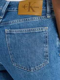 Calvin Klein Jeans Hosen<Damen Straight Jeans light stone uni