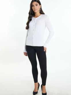 Faina Pullover & Strickjacken<Damen Strick Cardigan ecru uni