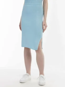 Damen MyMo Röcke>Damen Strick Midirock