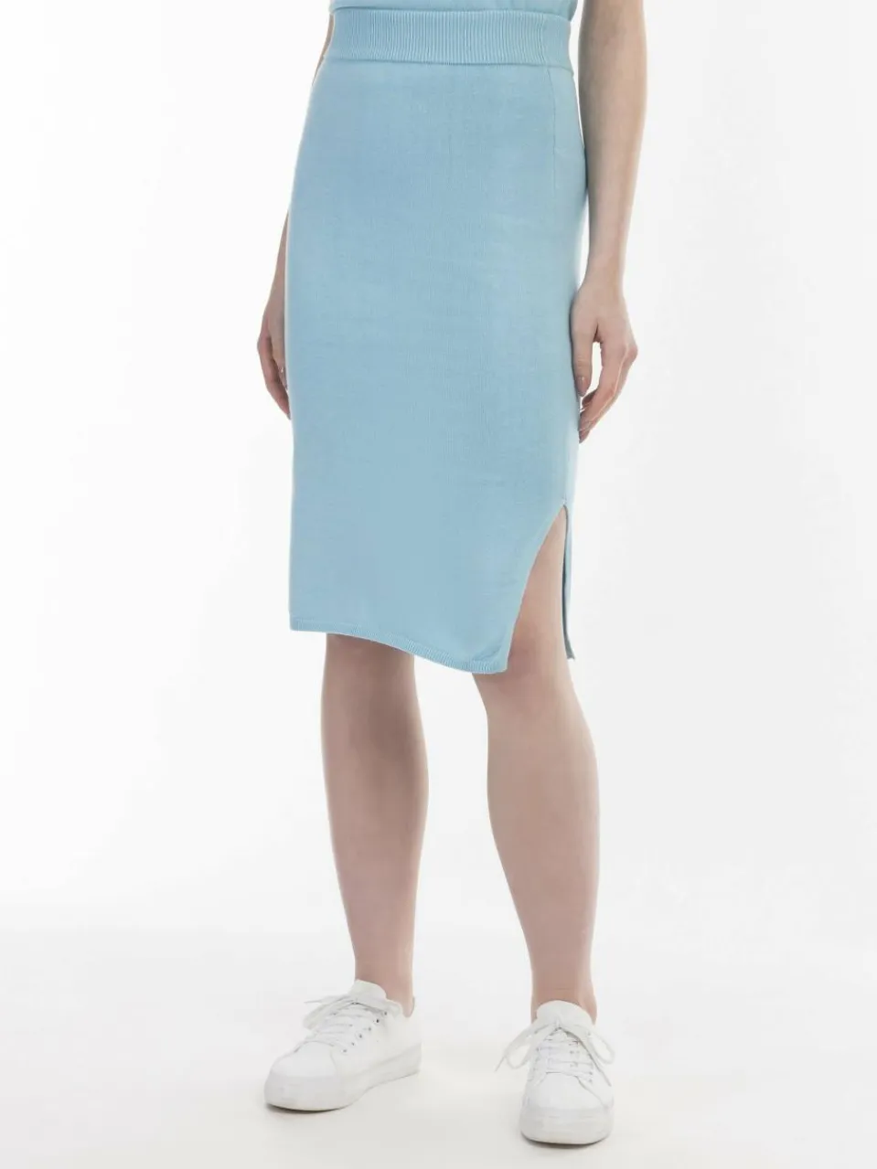 Damen MyMo Röcke>Damen Strick Midirock