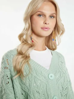 IZIA Pullover & Strickjacken<Damen Strickcardigan mint uni