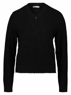 Betty & Co Pullover & Strickjacken<Damen Strick-Cardigan schwarz uni