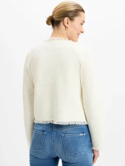 Marie Lund Collection Pullover & Strickjacken<Damen Strickhülle ecru uni