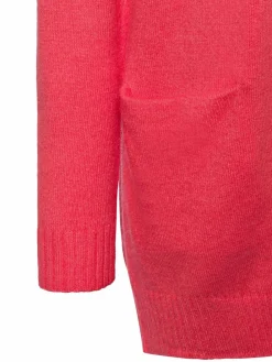 Vila Pullover & Strickjacken<Damen Strickhülle - VIRil aprikot uni