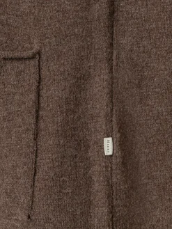 MAERZ Pullover & Strickjacken<Damen Strickhülle aus Schurwolle schoko uni