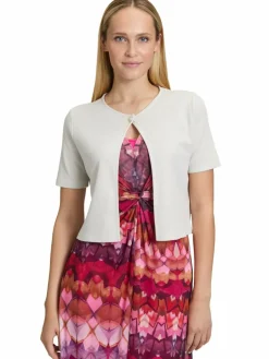 Cartoon Pullover & Strickjacken<Damen Strickjacke weiß uni