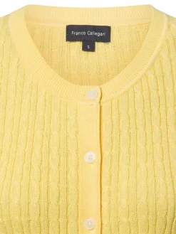Franco Callegari Pullover & Strickjacken<Damen Strickjacke mais uni