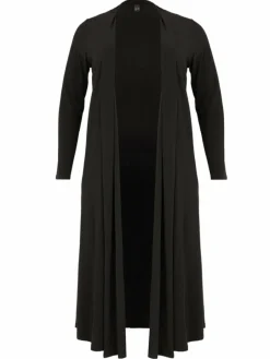 YOEK Pullover & Strickjacken<Damen Strickjacke schwarz uni