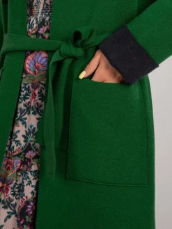 Vicci Germany Pullover & Strickjacken<Damen Strickjacke grün uni