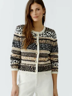 Damen Oui Pullover & Strickjacken>Damen Strickjacke