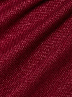 Marie Lund Pullover & Strickjacken<Damen Strickjacke bordeaux uni