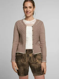 Spieth & Wenksy Pullover & Strickjacken<Damen Strickjacke - Abby taupe uni
