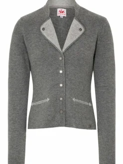 Spieth & Wenksy Pullover & Strickjacken<Damen Strickjacke - Elena grau uni