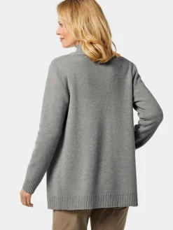 Damen Goldner Pullover & Strickjacken>Damen Strickjacke - Langarm Cardigan aus Merino