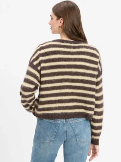 Damen american vintage Pullover & Strickjacken>Damen Strickjacke mit Alpaka-Anteil - Nenybay