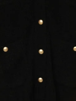 Marie Lund Pullover & Strickjacken<Damen Strickjacke mit Mohair-Anteil schwarz uni