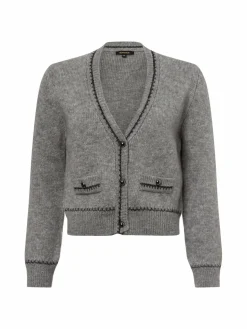 Damen More & More Pullover & Strickjacken>Damen Strickjacke mit Wollanteil